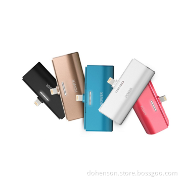 3000mAh plug external battery for iPhone 5/6/7 plus,Samsung